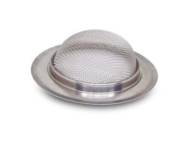 Silver Large Stainless Steel Sink/Wash Basin Drain Strainer (0790)