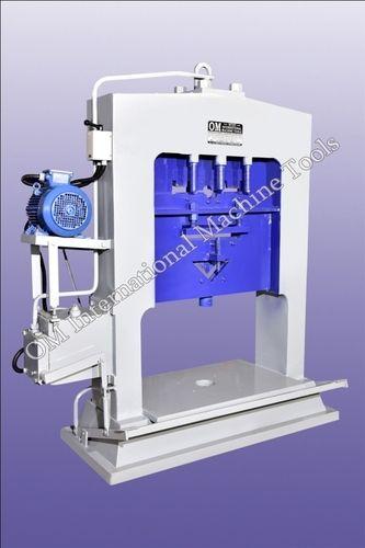 Blue And White Hydraulic Iron Worker Machine