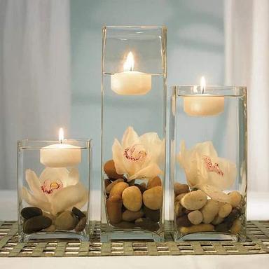 Glass Covering Decorative Candles Size: Different Available