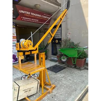 Skipper Yellow Mini Lift Crane Application: Construction