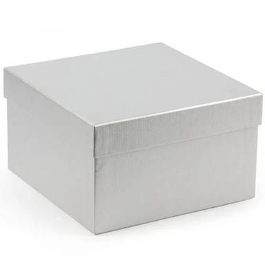 White Paperboard Grey Carton Box