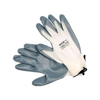 Grey White Oil Proof Gloves