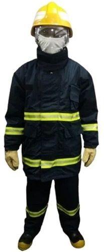 Black Nomex Fire Proximity Suit