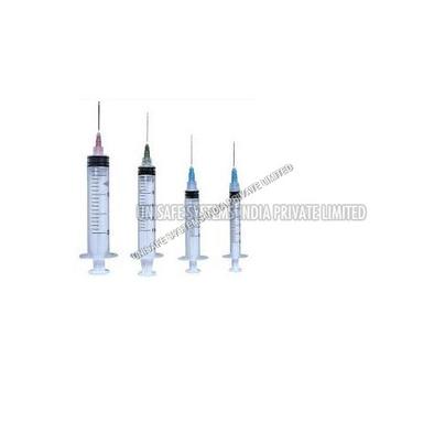 White Disposable Syringes With Needle