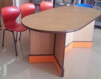 Brown Wooden Library Table