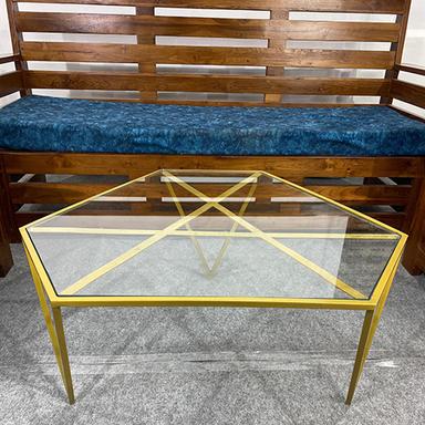 Different Available Center Table In Golden Color