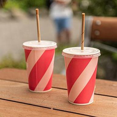 Red-White Cold Paper Cups