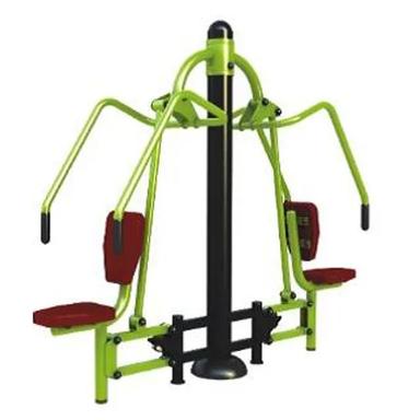 Outdoor Double Gym Chest Press Application: Gain Strength