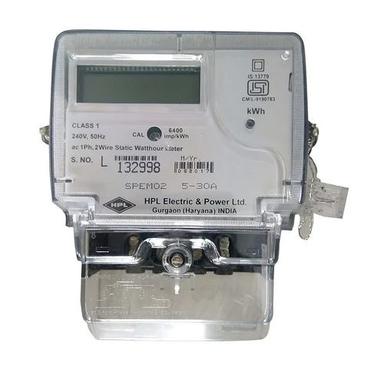 Grey Hpl Static Lcd Type Energy Meter