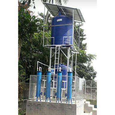 Blue 1 Hp Solar Submersible Pump For Drinking Water