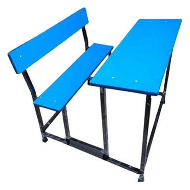 Blue Dual Desk And Benches