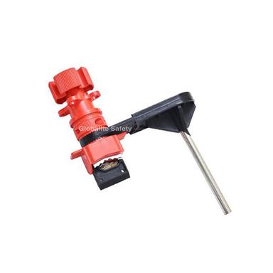 Red Universal Ball Valve Lockout With Small Arm
