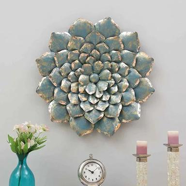 Blue Amazing Dahlia Flower Wall Art