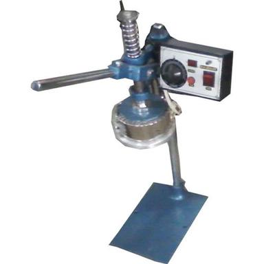 Blue Laminate Foil Cap Sealing Machine