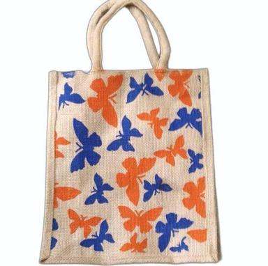 Butterfly Jute Carry Bag