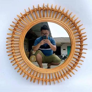 Easy To Install Rattan Mirror Frame