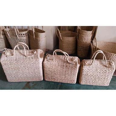 Kouna Grass Or Water Reed Grass Hand Bag Design Type: Glazing