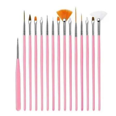 Solid 15 Pieces Nail Art Brush Set
