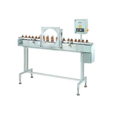 Gray Stainless Steel Silver Visual Bottle Inspection Table For Industrial