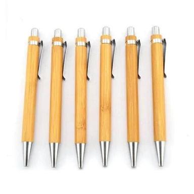 Beige Bamboo Pens With Stylus