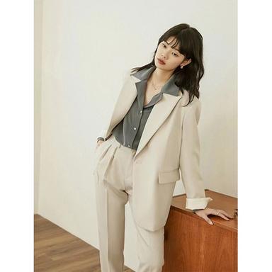 Multicolored China Tr White Casual Suit