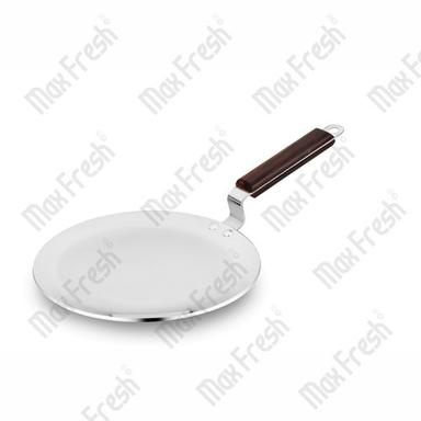 Silver Stainless Steel Concave Tawa