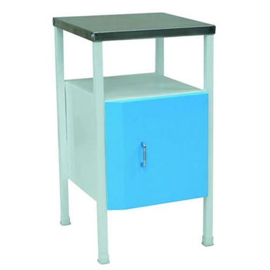 KW 497 (MS) - BEDSIDE LOCKER POWDER COATED WITH SS TOP