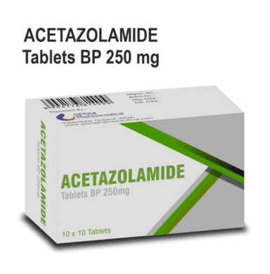Acetazolamide Tablets Bp 250 Mg General Medicines