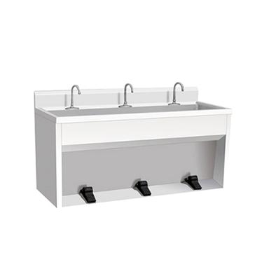 Stainless Steel Foot Pedal Operated Hand Wash Sinks Application: Industrial