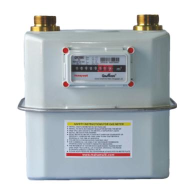 White Commercial Diaphragm Gas Meter