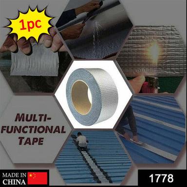 SELF-ADHESIVE INSULATION RESISTANT HIGH TEMPERATURE HEAT REFLECTIVE ALUMINIUM FOIL DUCT TAPE ROLL (0.8MM) 1778