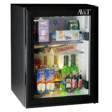 Black Glass Door Mini Fridge