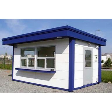 White Portable Toll Cabin