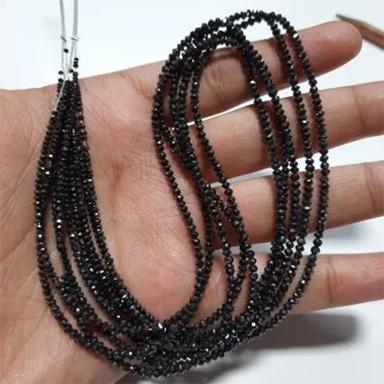 Stone Black Diamond Beads