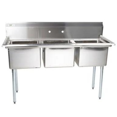 Commercial Stainless Steel Three Sink Application: Industrial
