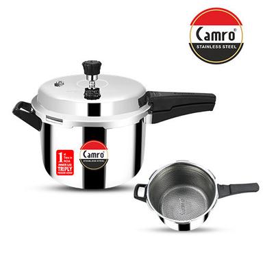CAMRO (Triply Honeycomb Pressure Cooker) Induction Base Compatible with All cooktops