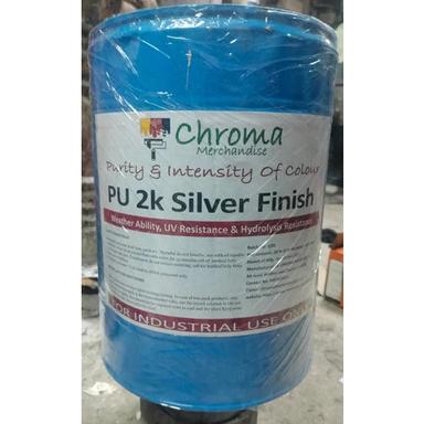 2K Pu Silver Paint Application: Industrial