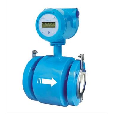 Blue Battery Operated Electronet Flow Meter