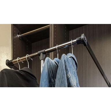 Smooth Push-Pull Clothes Rail For Wardrobe