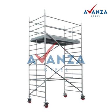 Silver Scaffolding Tower With Wheel