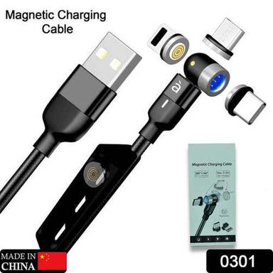 3 IN 1 MAGNETIC USB CHARGING CABLE (0301)