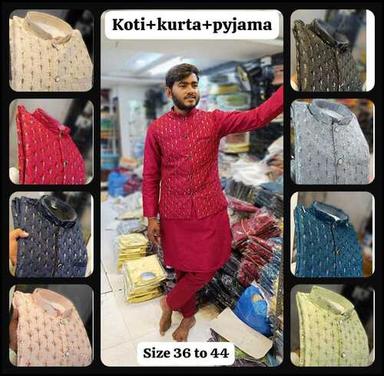 kurti payjama with koti