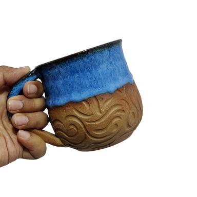 Multicolor Blue Drip Glaze Mug