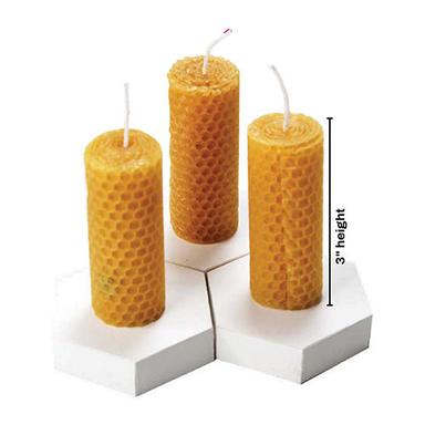 Yellow Beewax Candle