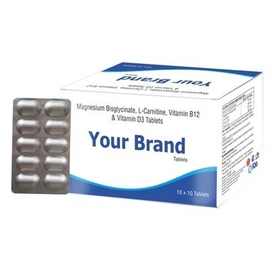 Magnesium Bisglycinate With Vitamin B12 Tablet