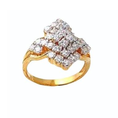 Diamond Studded Jewelry Ring Excellent