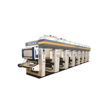White Multicolor Rotogravure Printing Machine