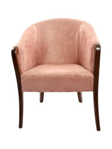 Adhunika Wooden Lounge Chair -Pink