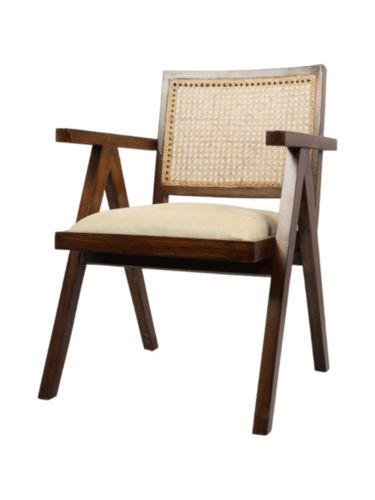 Adhunika Solid Wood Dining Table Chair (23X22X33)