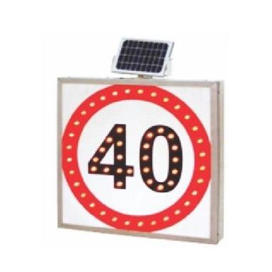 Solar Speed Sign Led